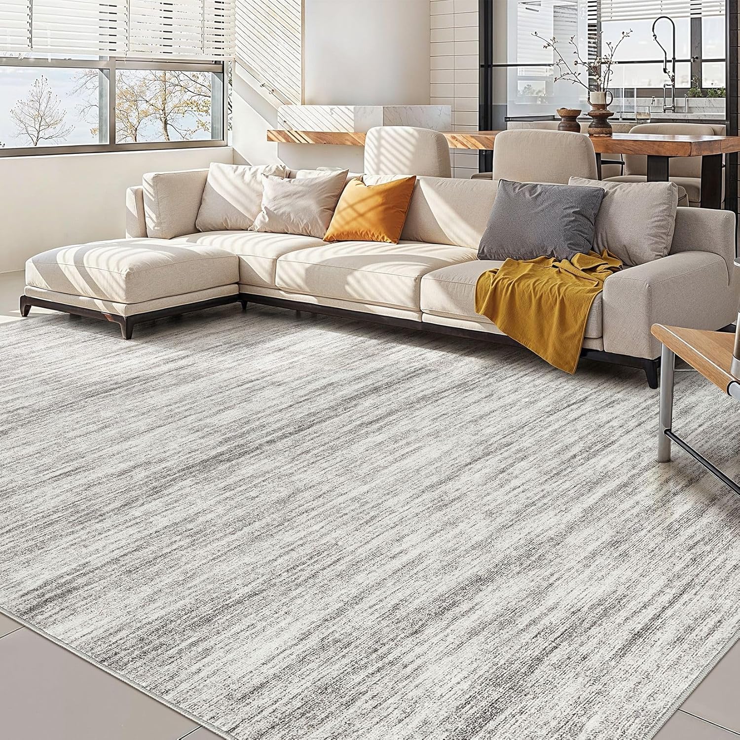Boho Moroccan Washable Area Rug