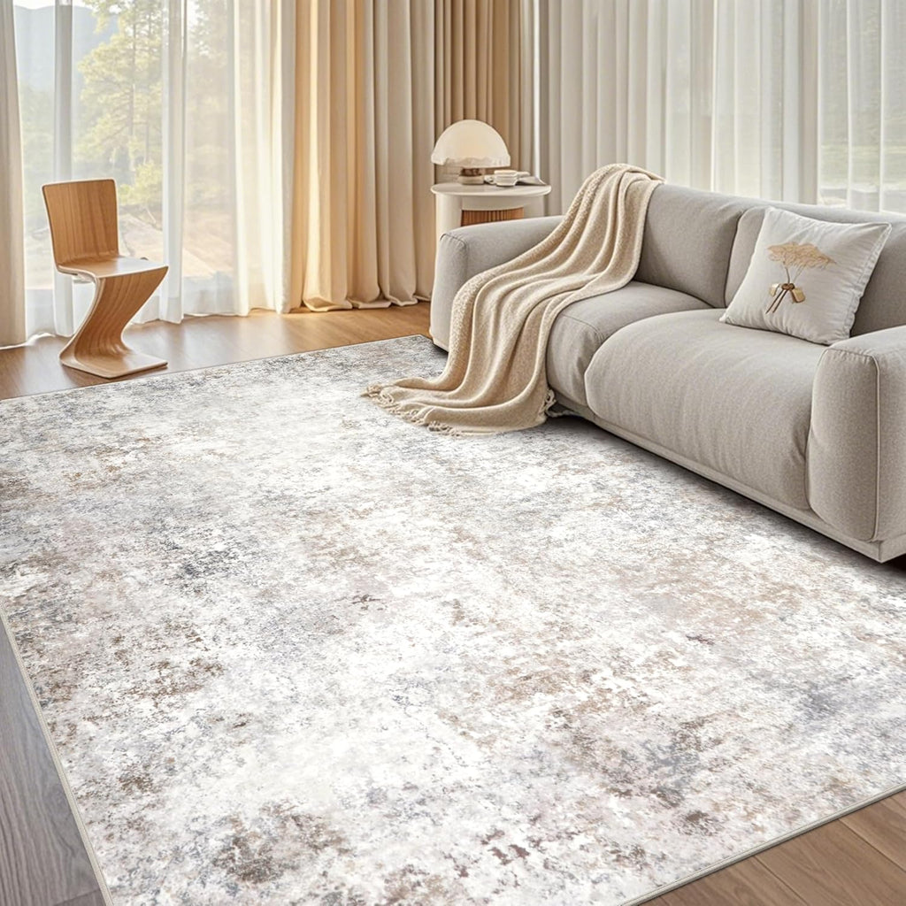 Vintage Faux Wool Area Rug