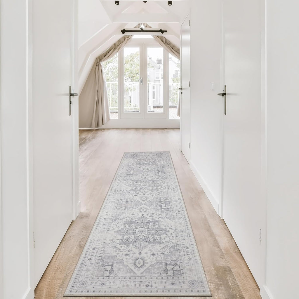 Vintage Faux Wool Area Rug