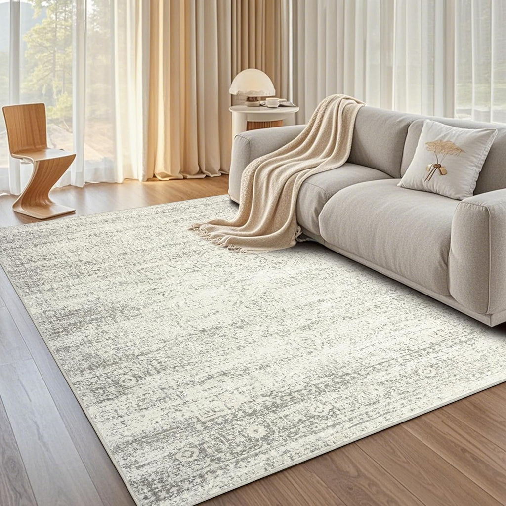 Vintage Faux Wool Area Rug