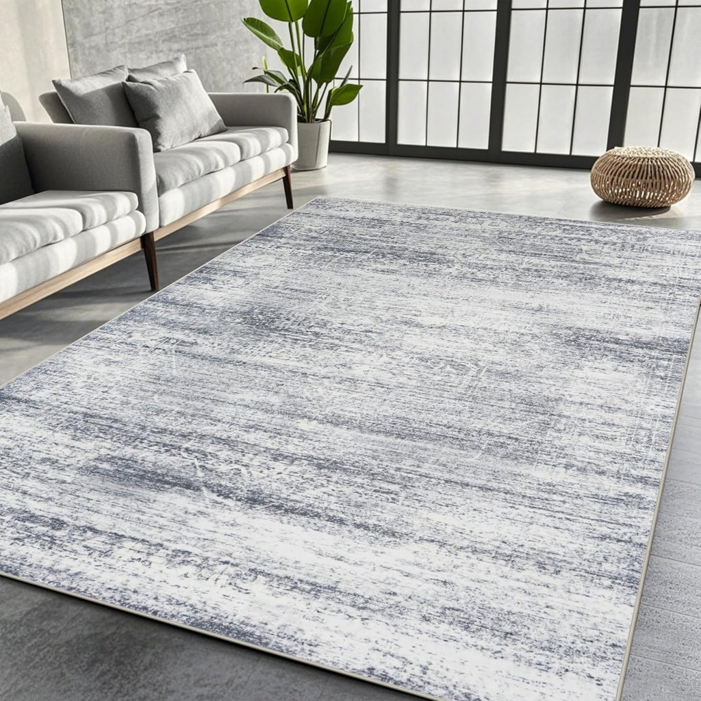 Vintage Faux Wool Area Rug