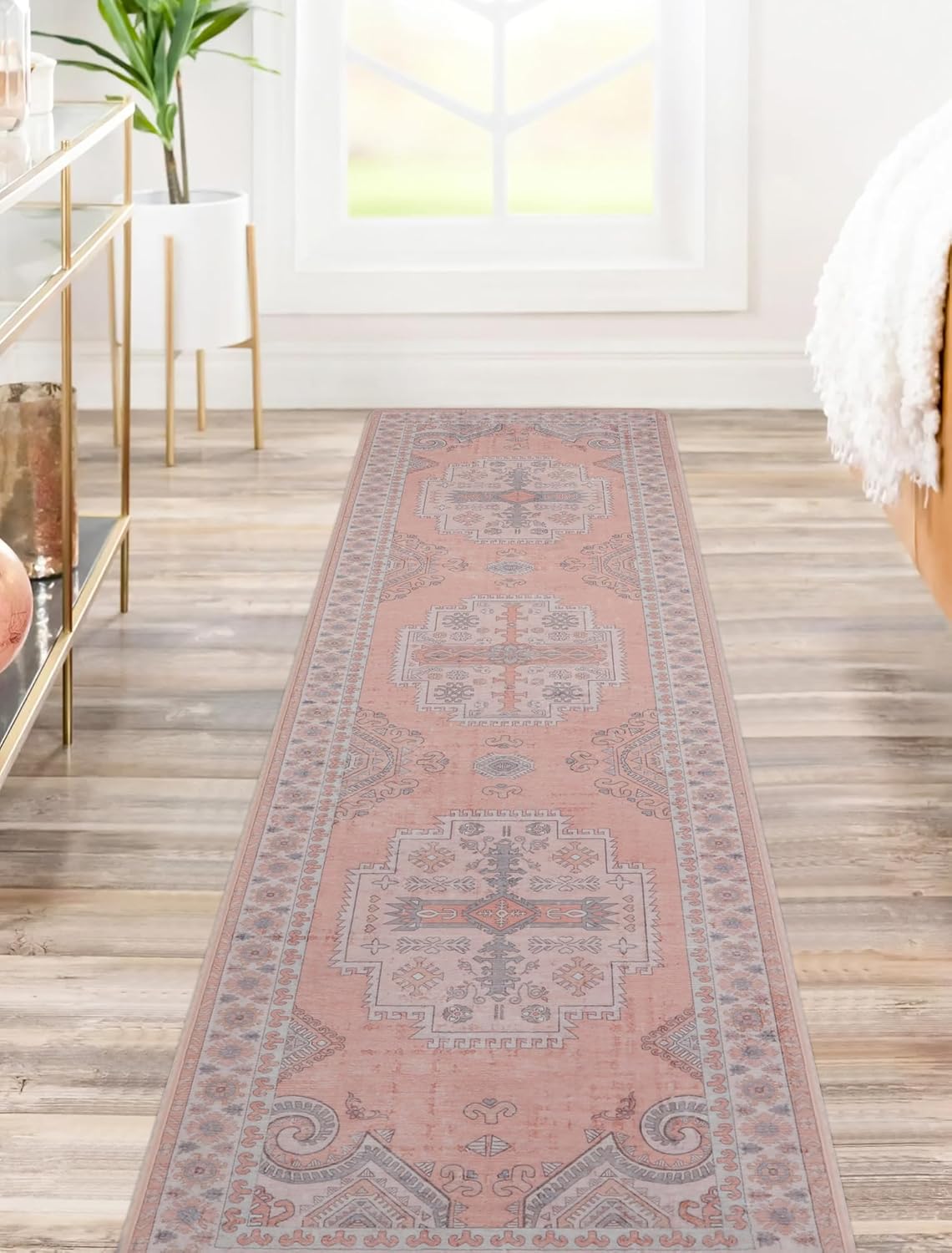 Vintage Faux Wool Area Rug