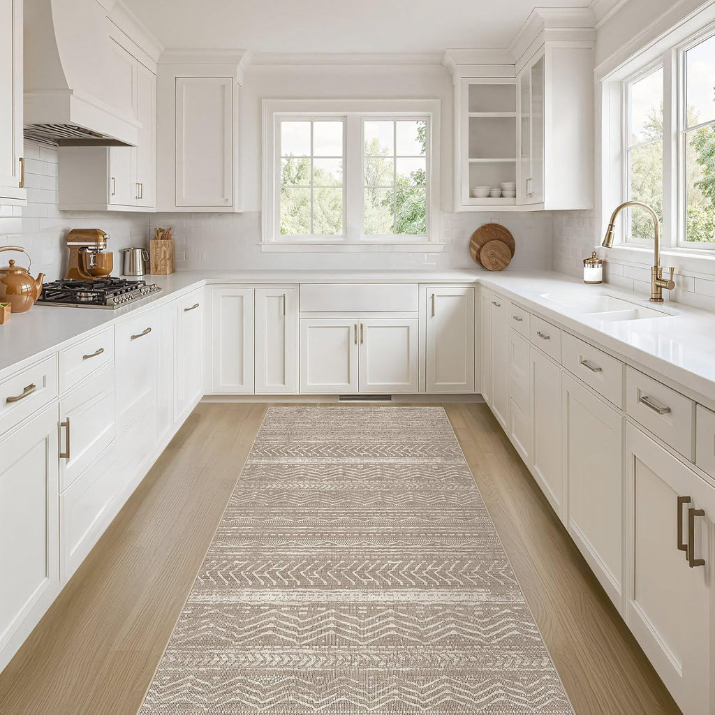 Boho Moroccan Washable Area Rug