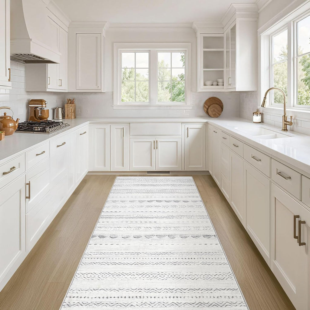 Boho Moroccan Washable Area Rug