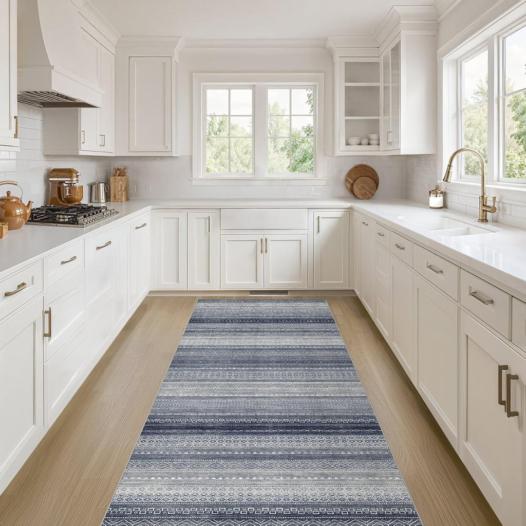 Boho Moroccan Washable Area Rug