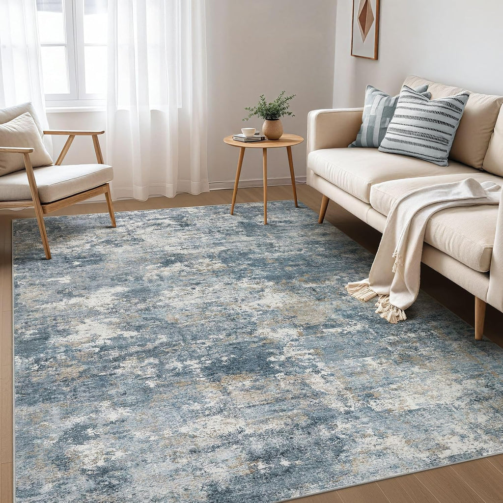 Boho Moroccan Washable Area Rug